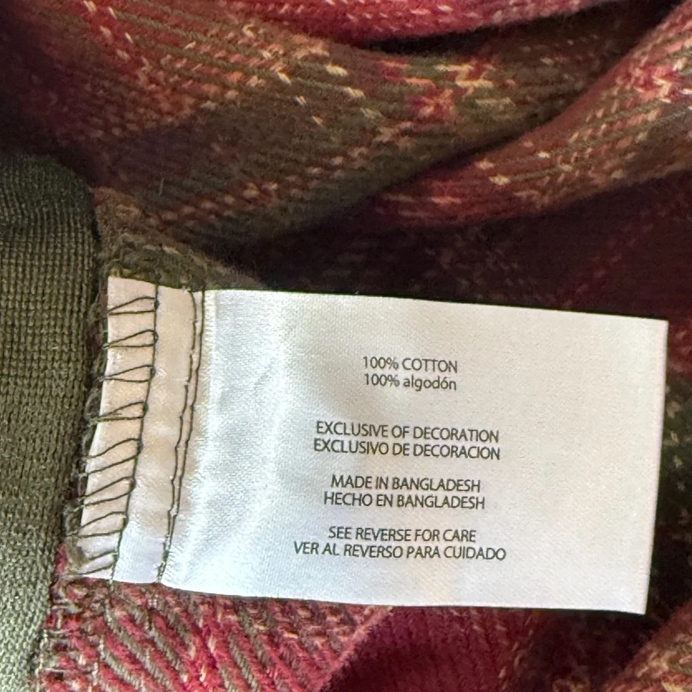 Orvis Plaid Flannel Shirt Jacket Shacket 100% Cotton Size XXL